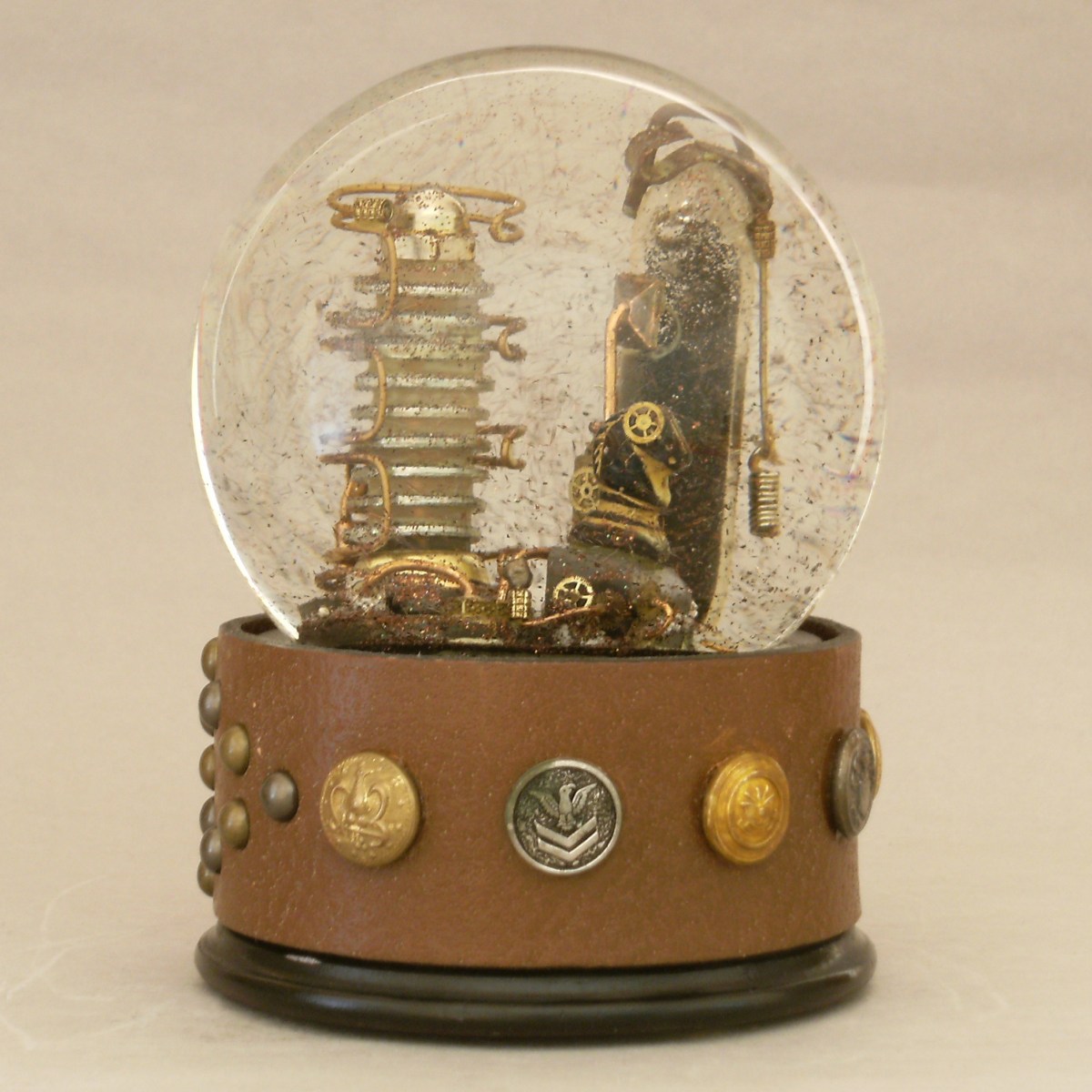 Knight Moves snow globe