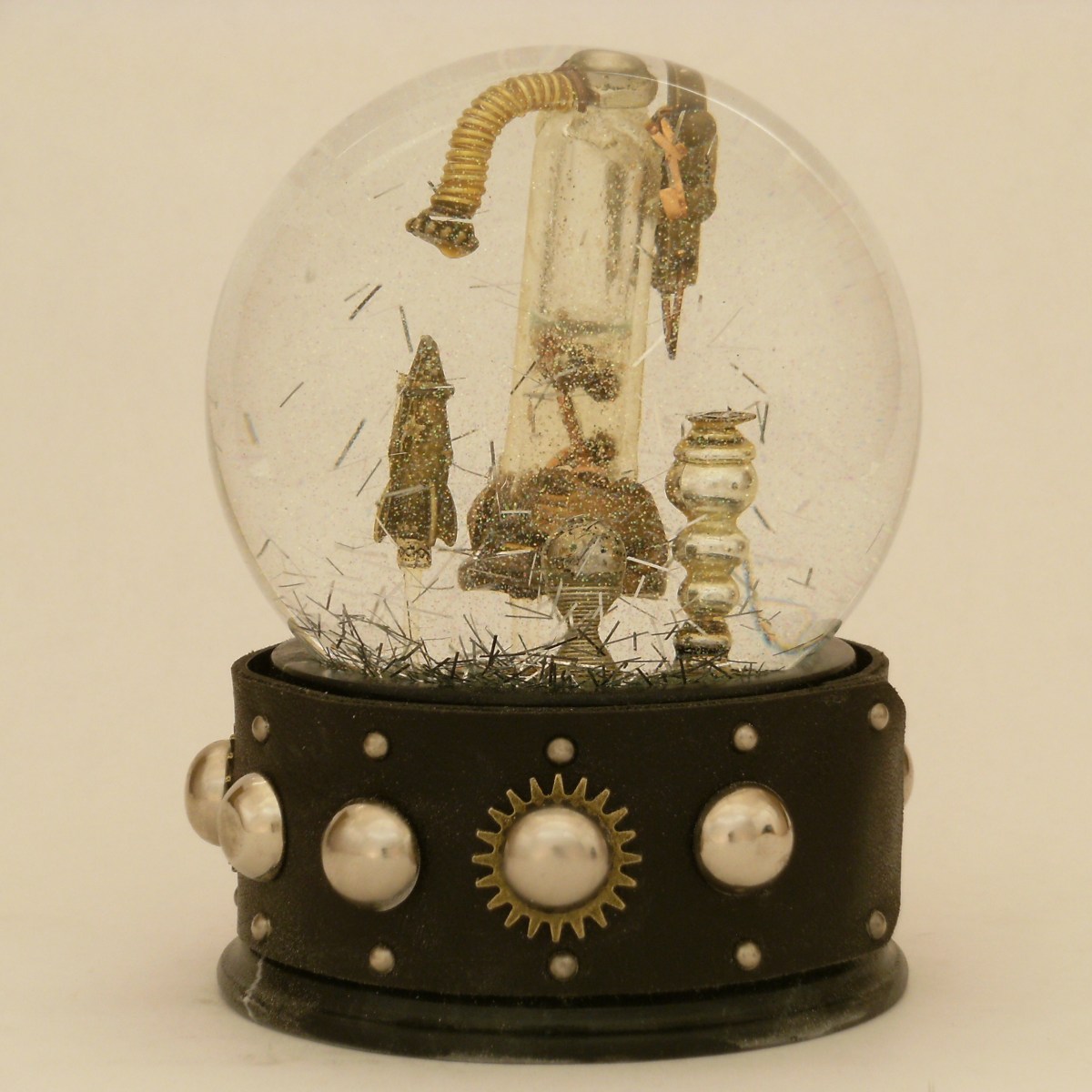 Rocket Snow Globe