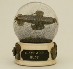 Scavenger Airship snow globe