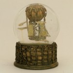 Dances with Clouds, airship snow globe