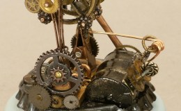 Circular Logic steampunk snow&nbsp;globe