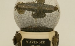Scavenger Hunt Airship – the dark “Snow” Globe