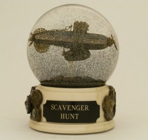 Scavenger Hunt snow globe