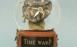 Time Warp distorted clockface water&nbsp;globe