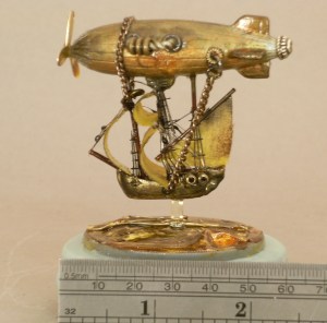 Voyager Airship insert sculpture