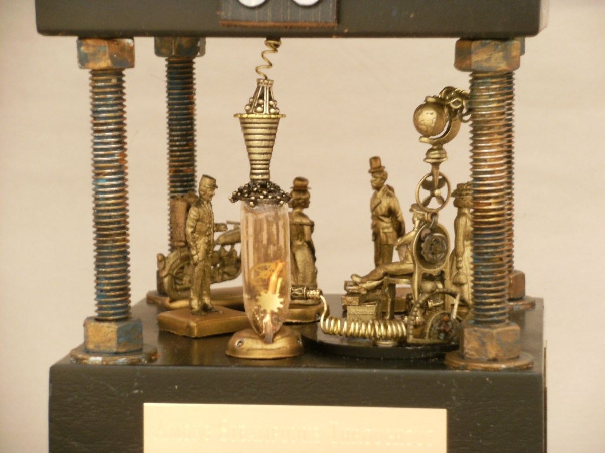 Detail Sacramento Steampunk Snow Globe, Camryn Forrest Designs 2012 (Collection of Doug Hack)