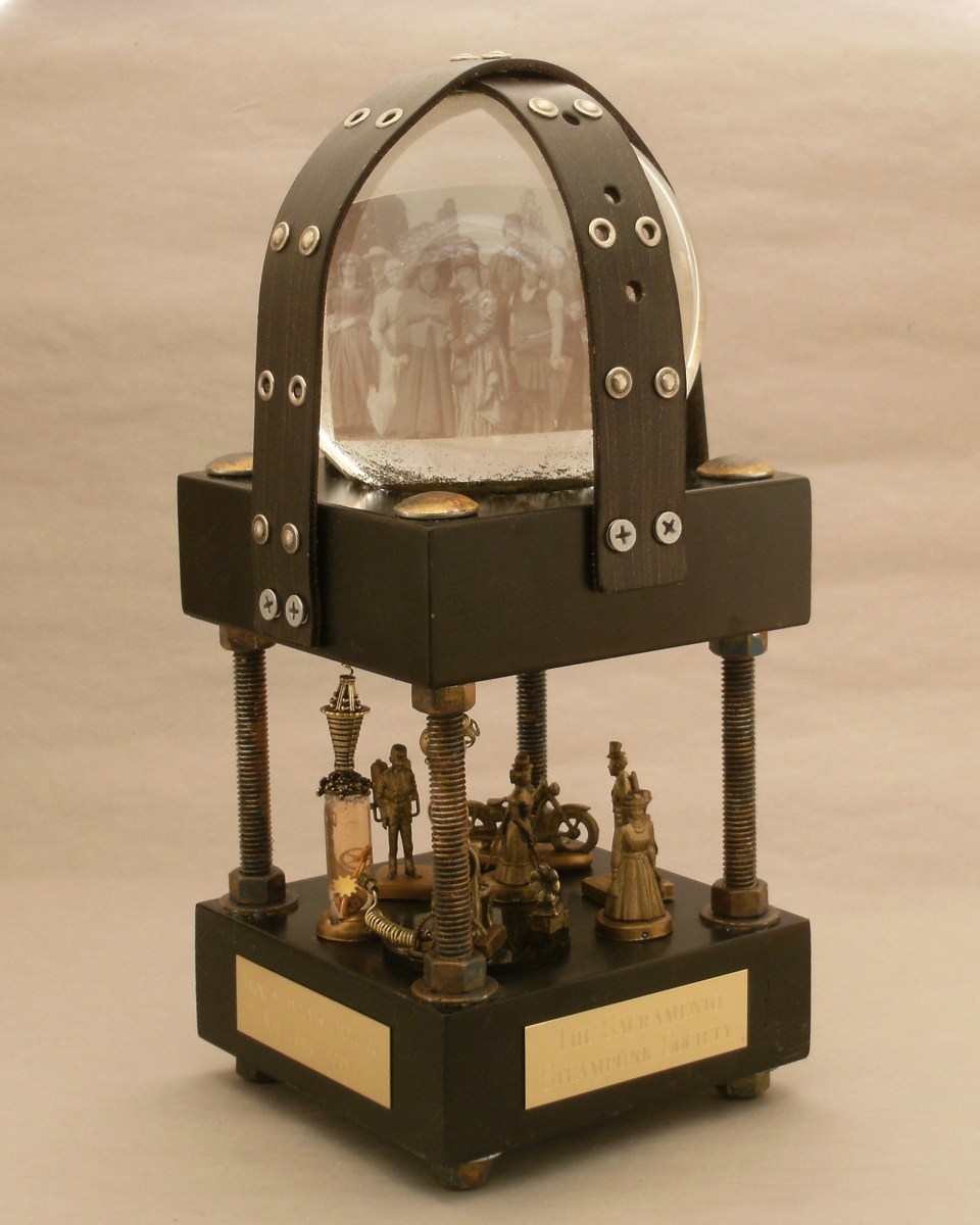 Sacramento Steampunk Snow Globe, Camryn Forrest Designs 2012 (Collection of Doug Hack)