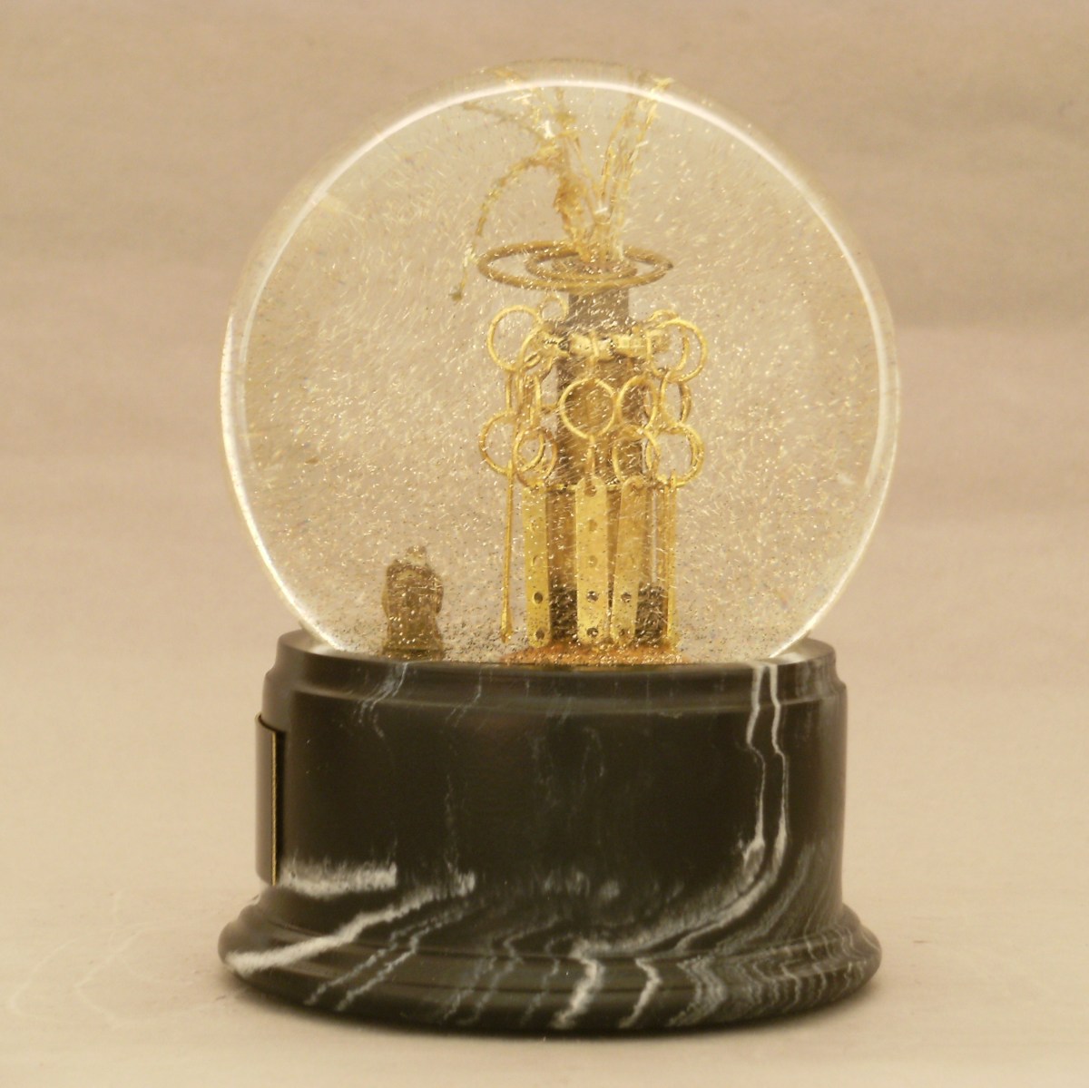 Tesla Snow Globe