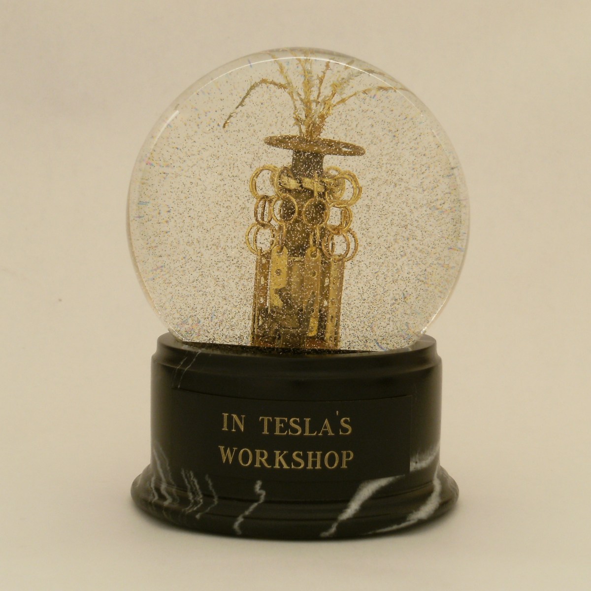 Tesla Snow Globe, Camryn Forrest Designs 2012
