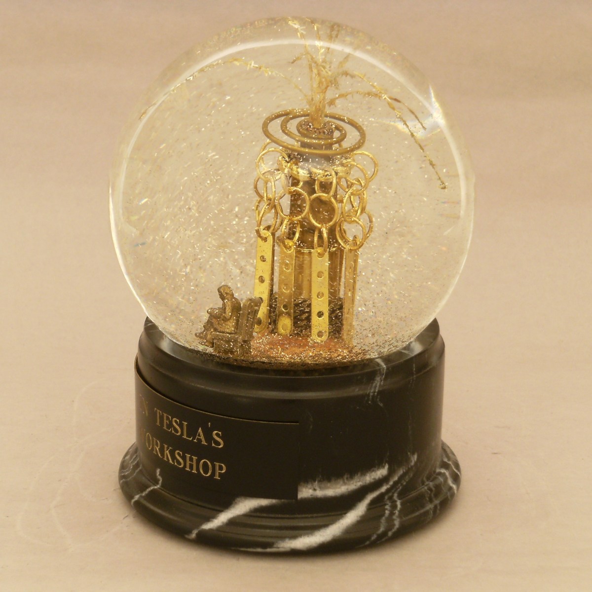 Tesla Snow Globe, Camryn Forrest Designs 2012