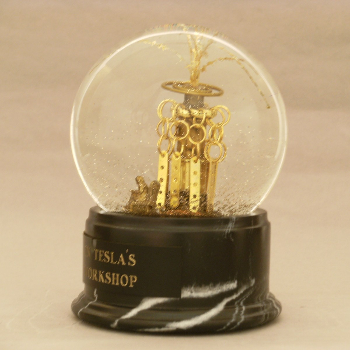 Tesla Snow Globe, Camryn Forrest Designs 2012