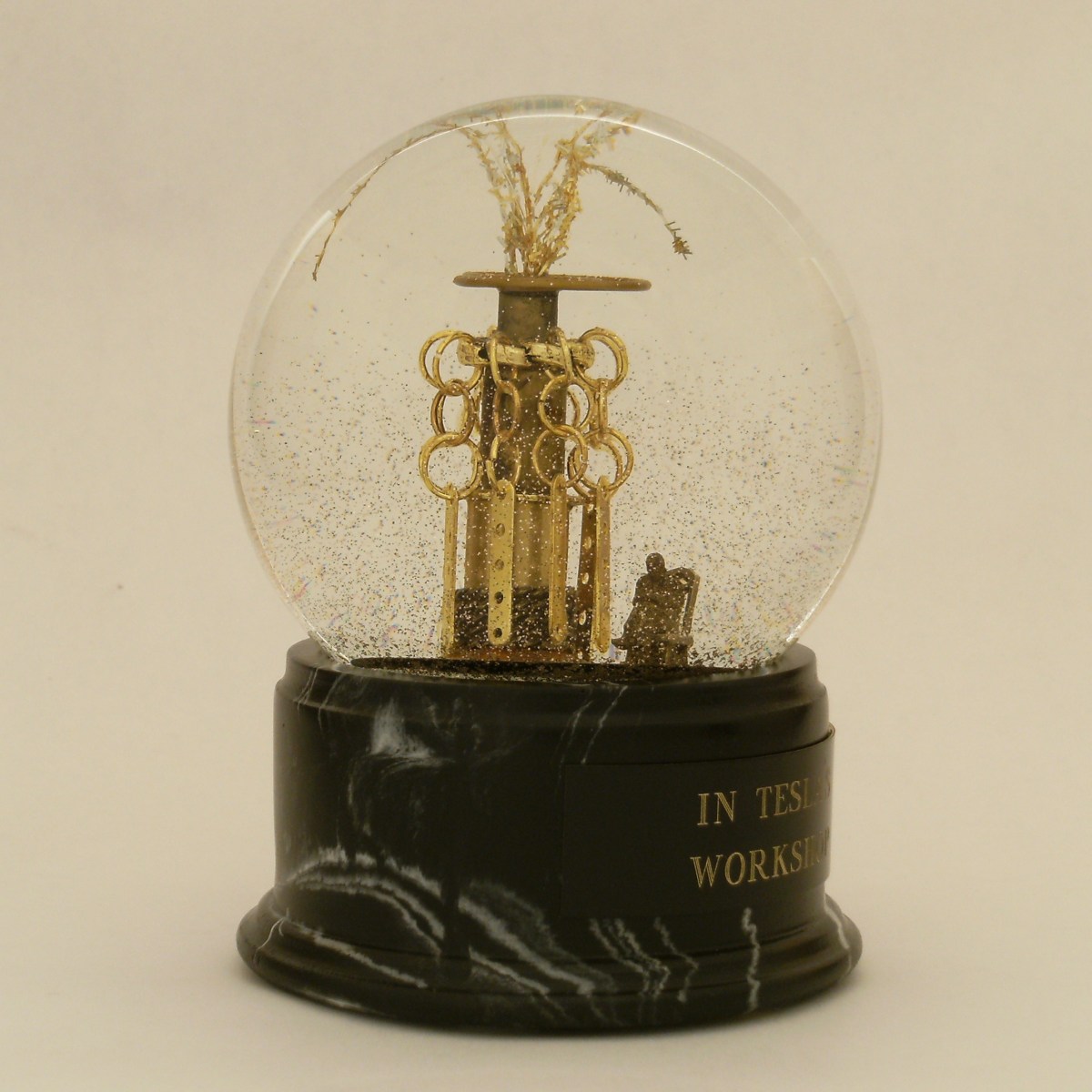 Tesla Snow Globe, Camryn Forrest Designs 2012