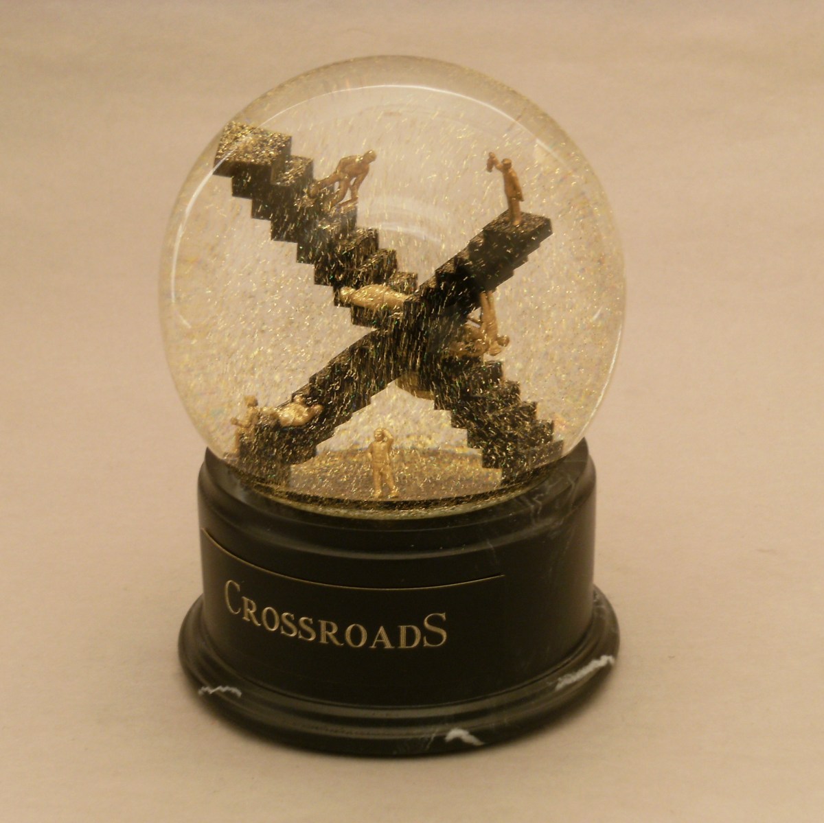 Crossroads, OOAK Escher Snow Globe, Camryn Forrest Designs 2012
