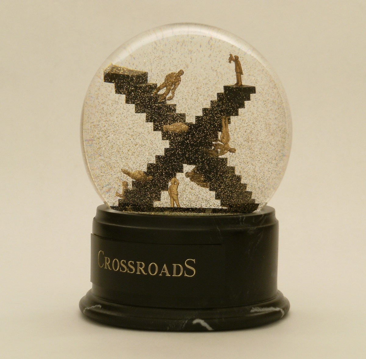 Crossroads, OOAK Escher Snow Globe, Camryn Forrest Designs 2012