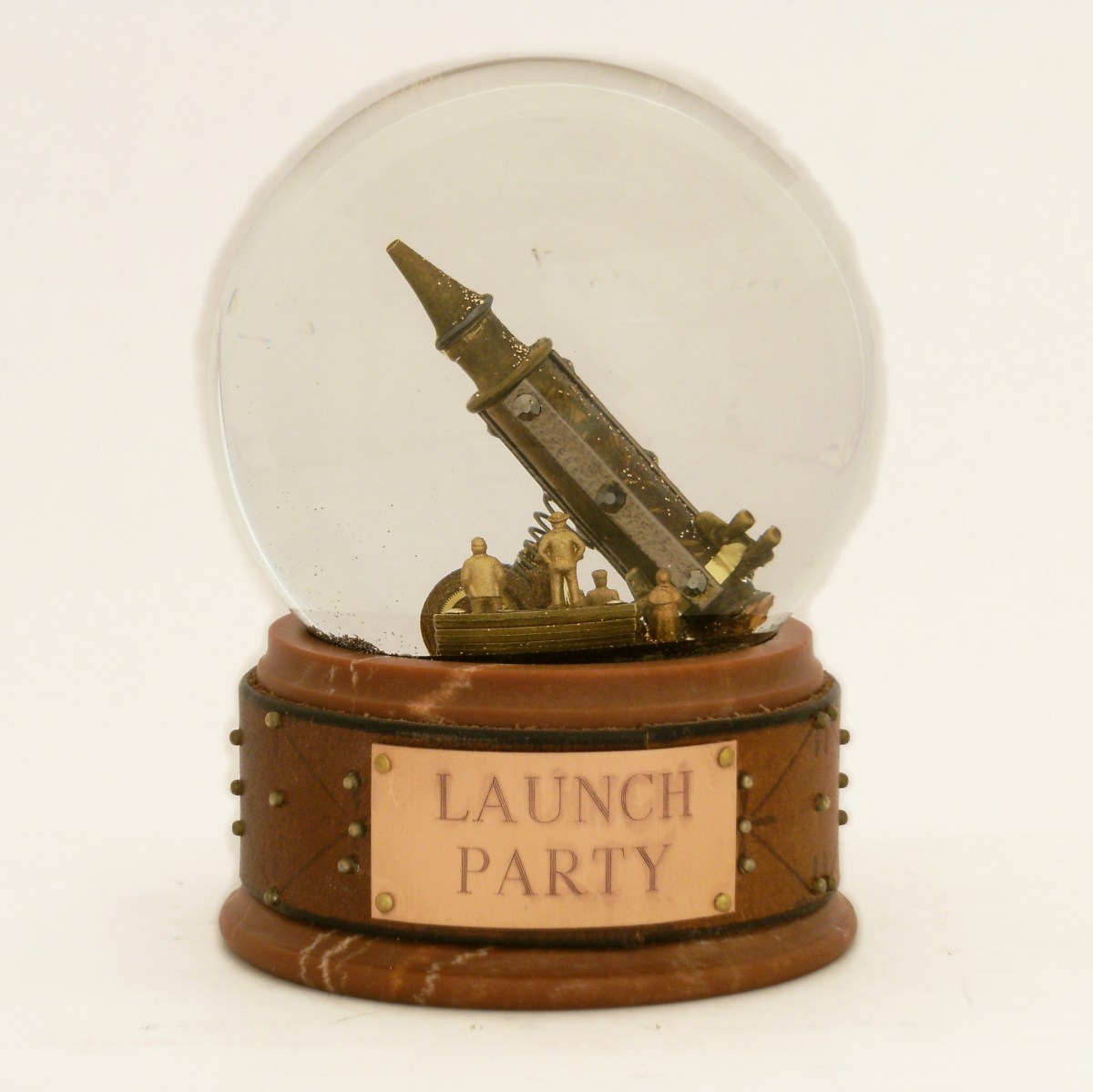 Launch Party snow globe, Camryn Forrest Designs 2013