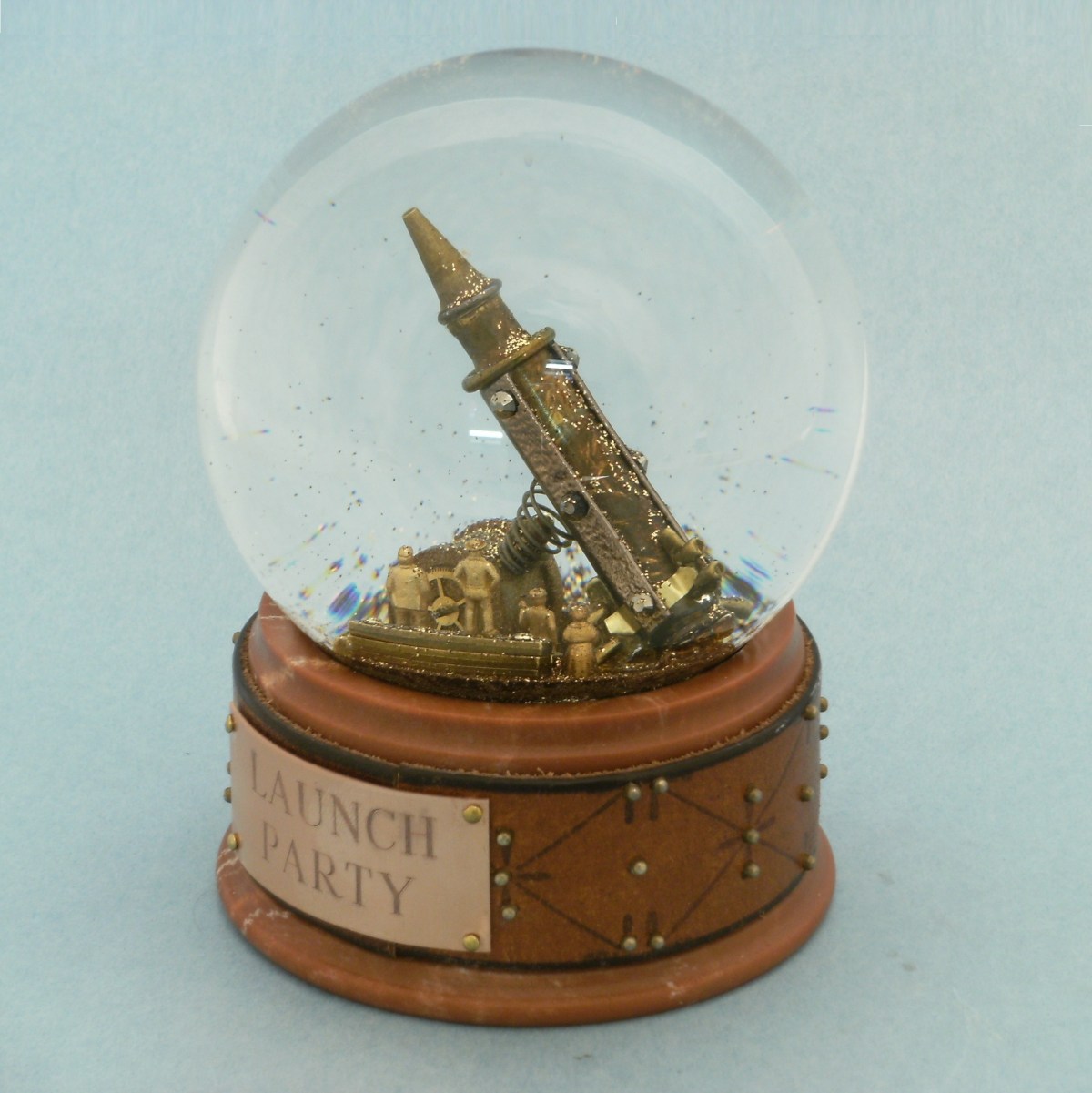 Launch Party snow globe, Camryn Forrest Designs 2013