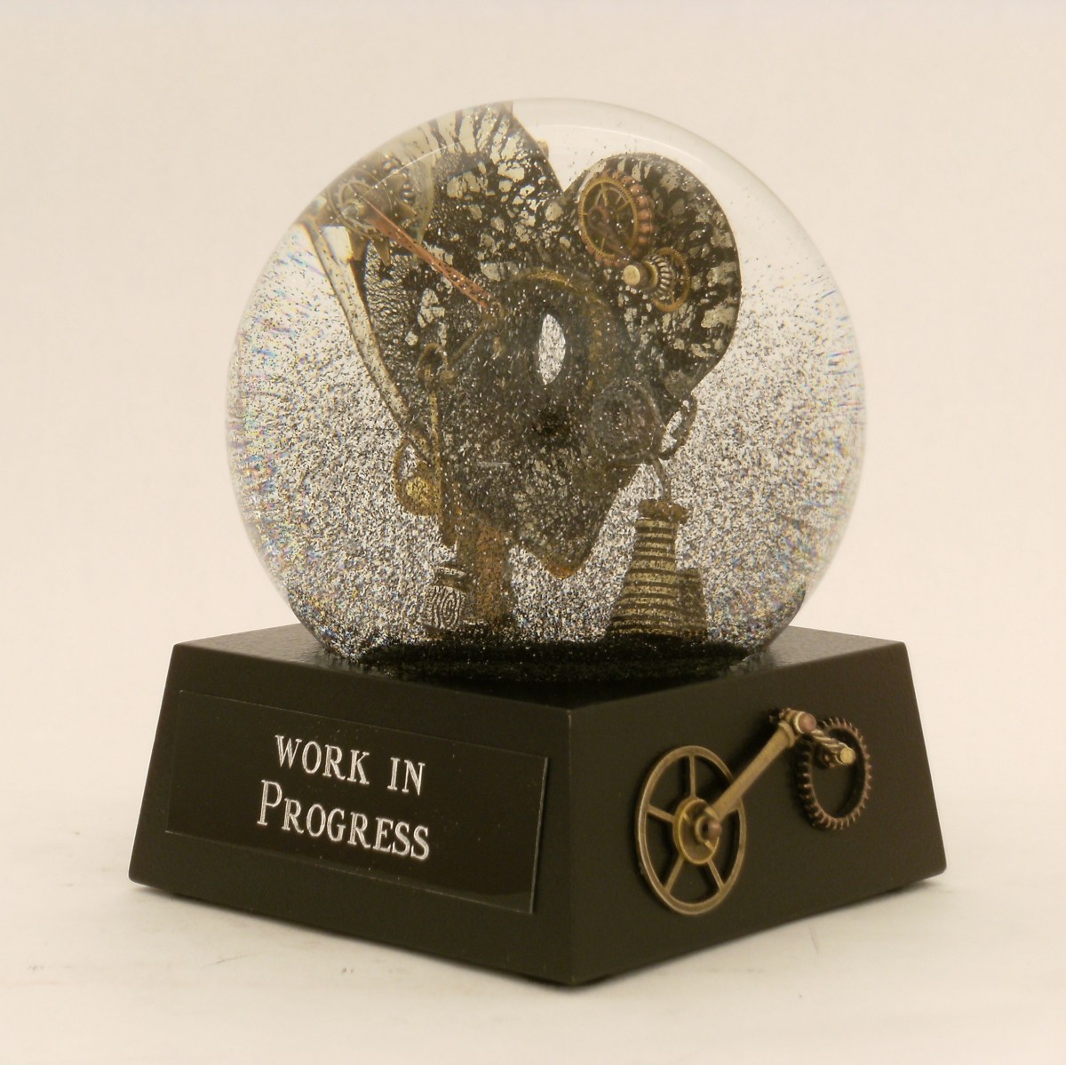 Work in Progress Heart snow globe, Camryn Forrest Designs 2013