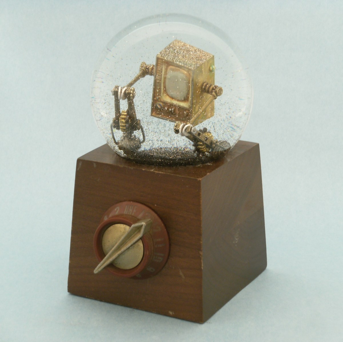 Re-Run Vintage Television snow globe, Camryn Forrest Designs 2013