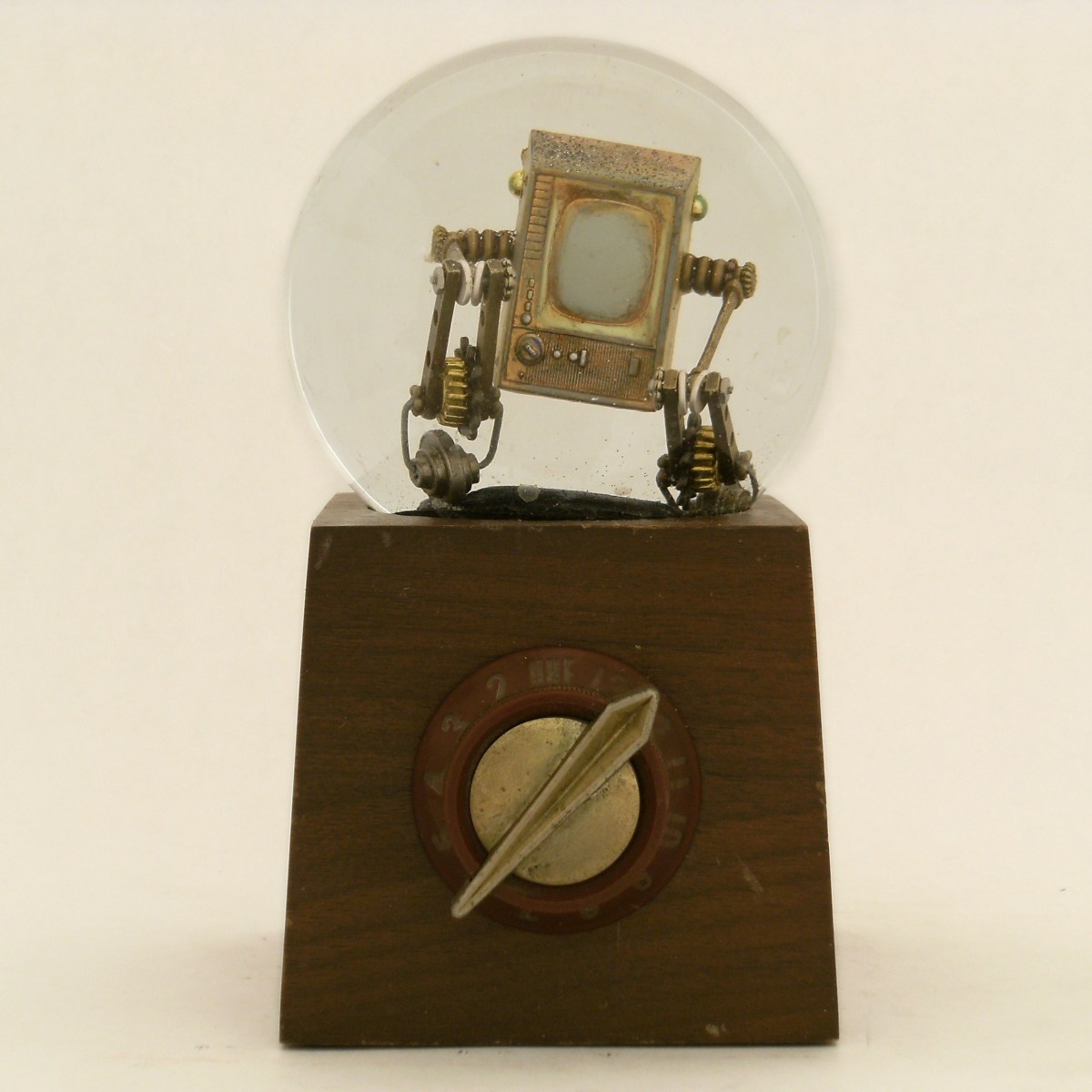 Re-Run Vintage Television snow globe, Camryn Forrest Designs 2013