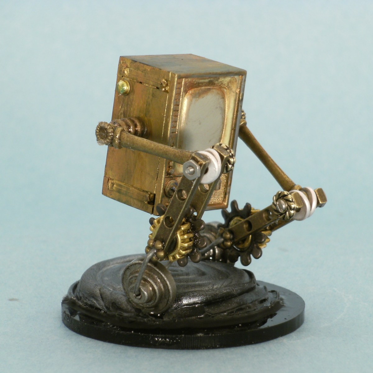 Re-Run Vintage Television snow globe, Camryn Forrest Designs 2013