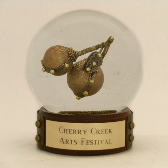 Steamunk Cherries Snow Globe Camryn Forrest Designs 2013