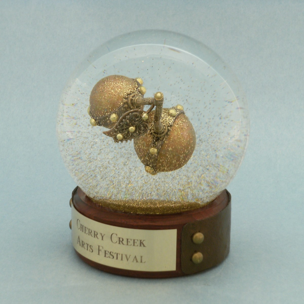 Steampunk Cherries Snow Globe, Camryn Forrest Designs 2013