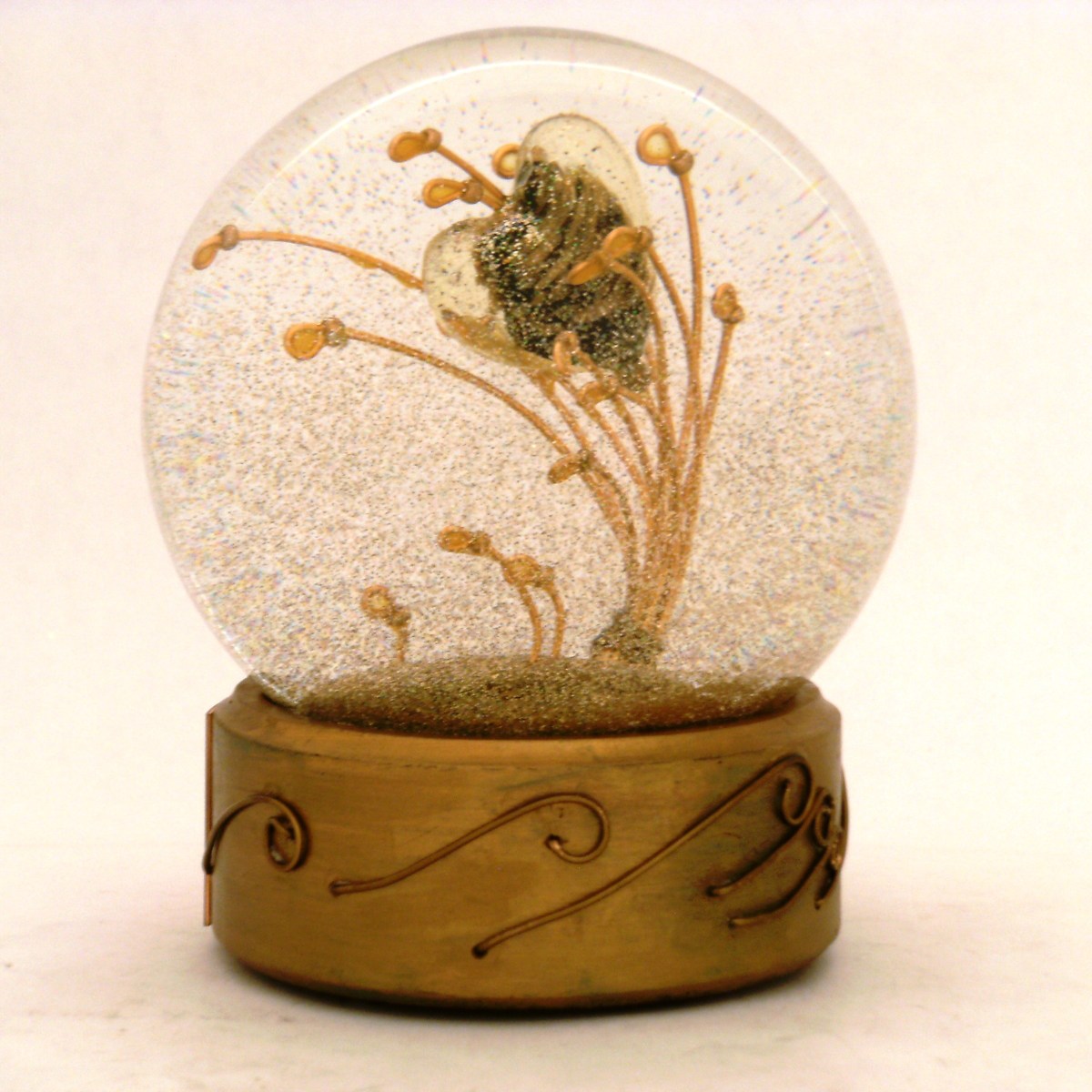 Attraction copper heart snow globe, Camryn Forrest Designs
