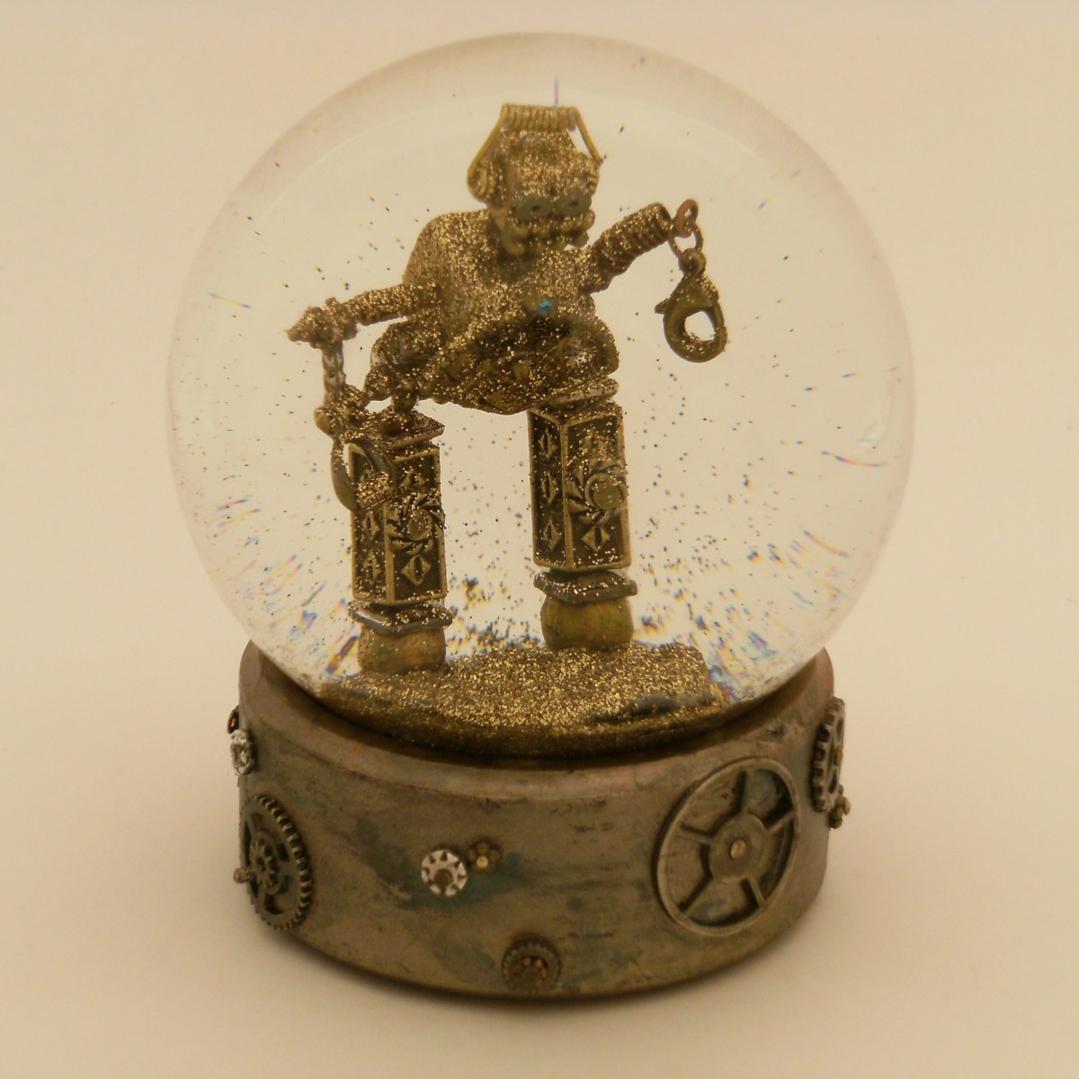 ProtoDroid - robot snow globe Camryn Forrest Designs 2013