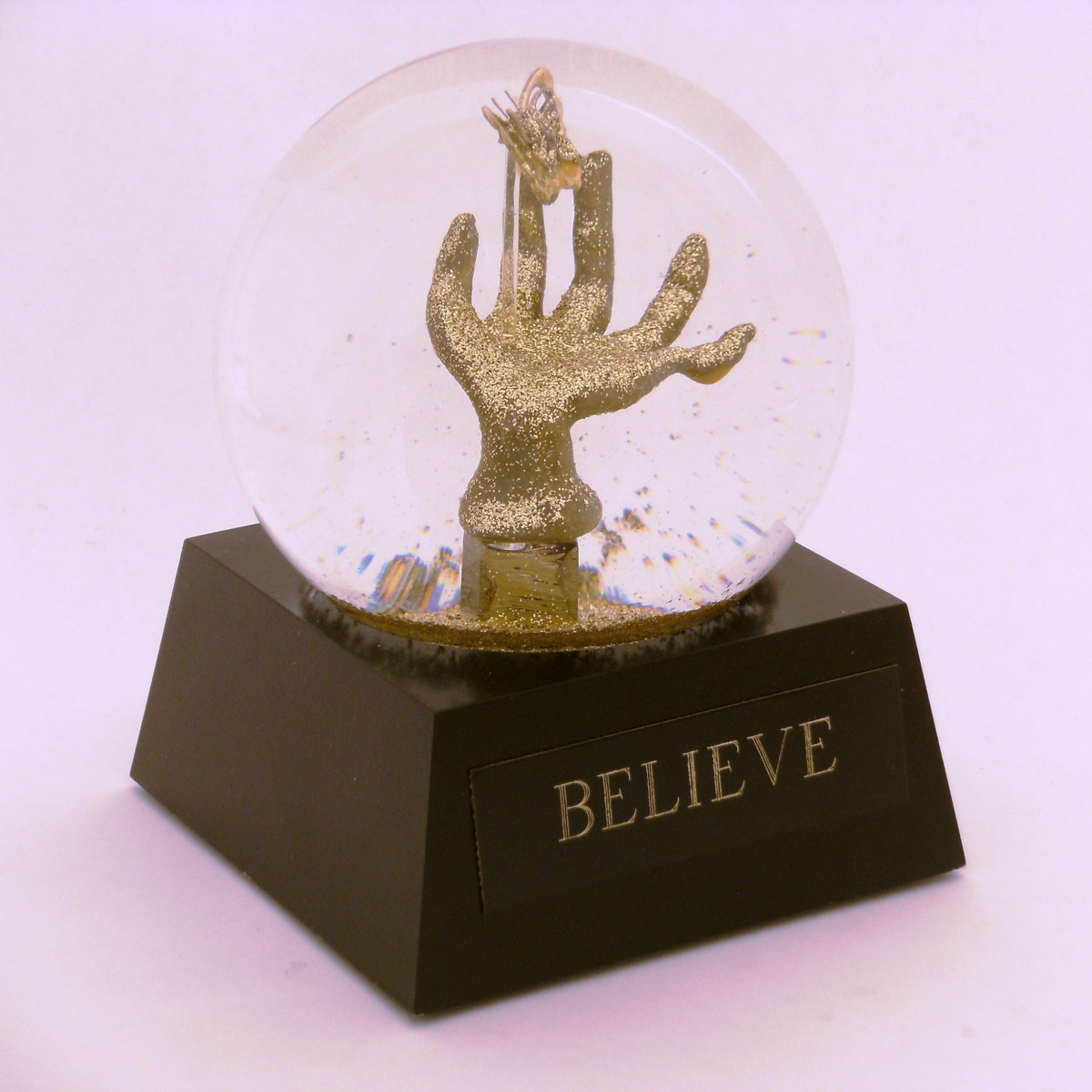 Believe - one of a kind snow globe, Camryn Forrest Designs 2013