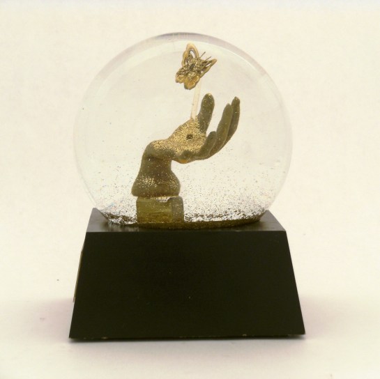 Believe - one of a kind snow globe, Camryn Forrest Designs 2013
