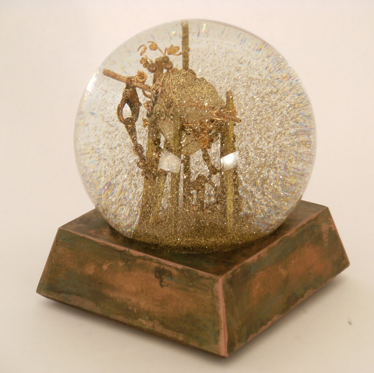 Mended Heart Snow Globe, Camryn Forrest Designs 2013