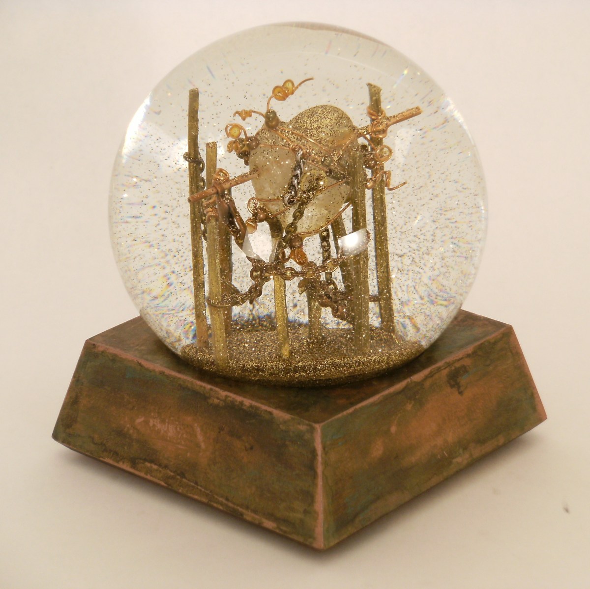 Mended Heart Snow Globe, Camryn Forrest Designs 2013