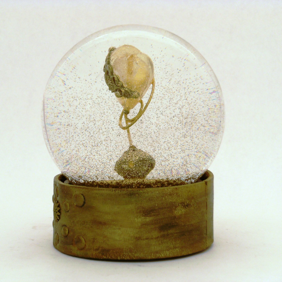Heart of Gold sparkle snowglobe, Camryn Forrest Designs, 2013