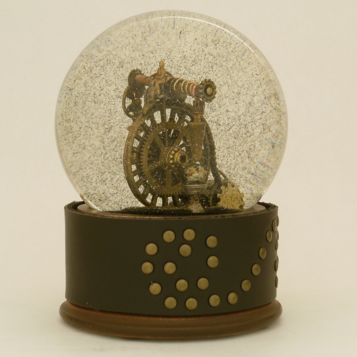 Steampunk My Ride penny farthing snow globe by Camryn Forrest Designs 2013