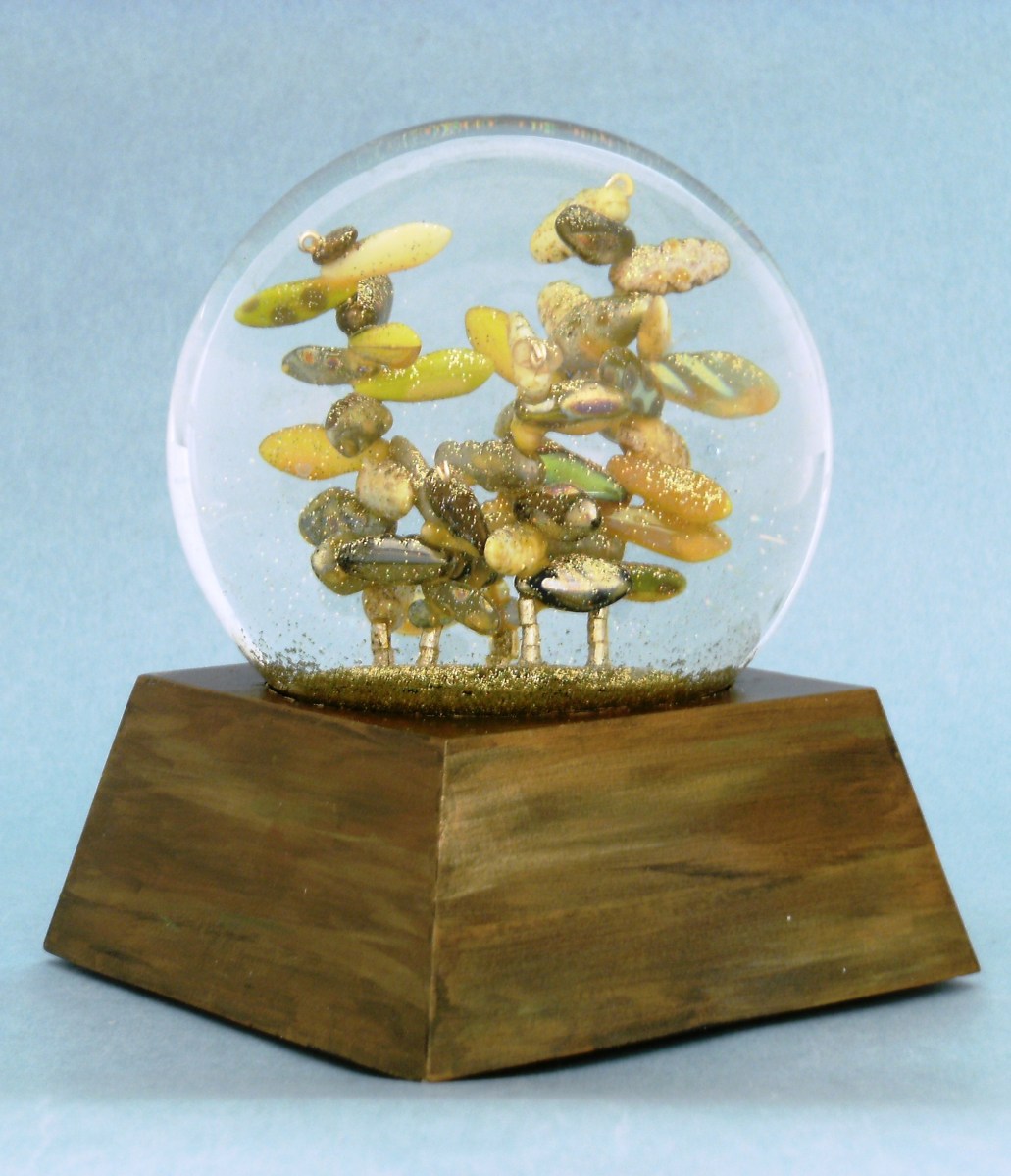 Citrus Sky custom snow globe, Camryn Forrest Designs, 2013