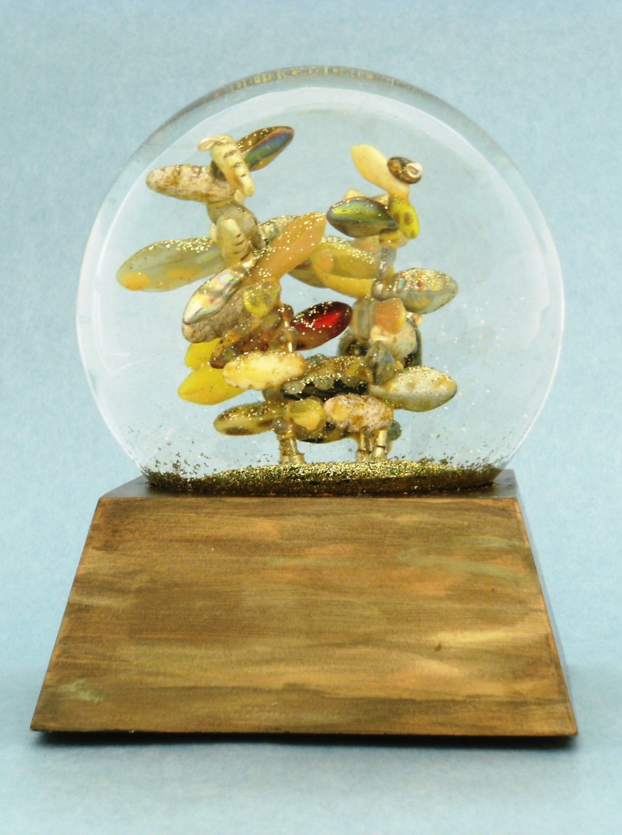 Citrus Sky custom snow globe, Camryn Forrest Designs, 2013