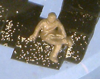 Detail: Waiting for the Next Big Thing snow globe, Camryn Forrest Designs (c) 2013