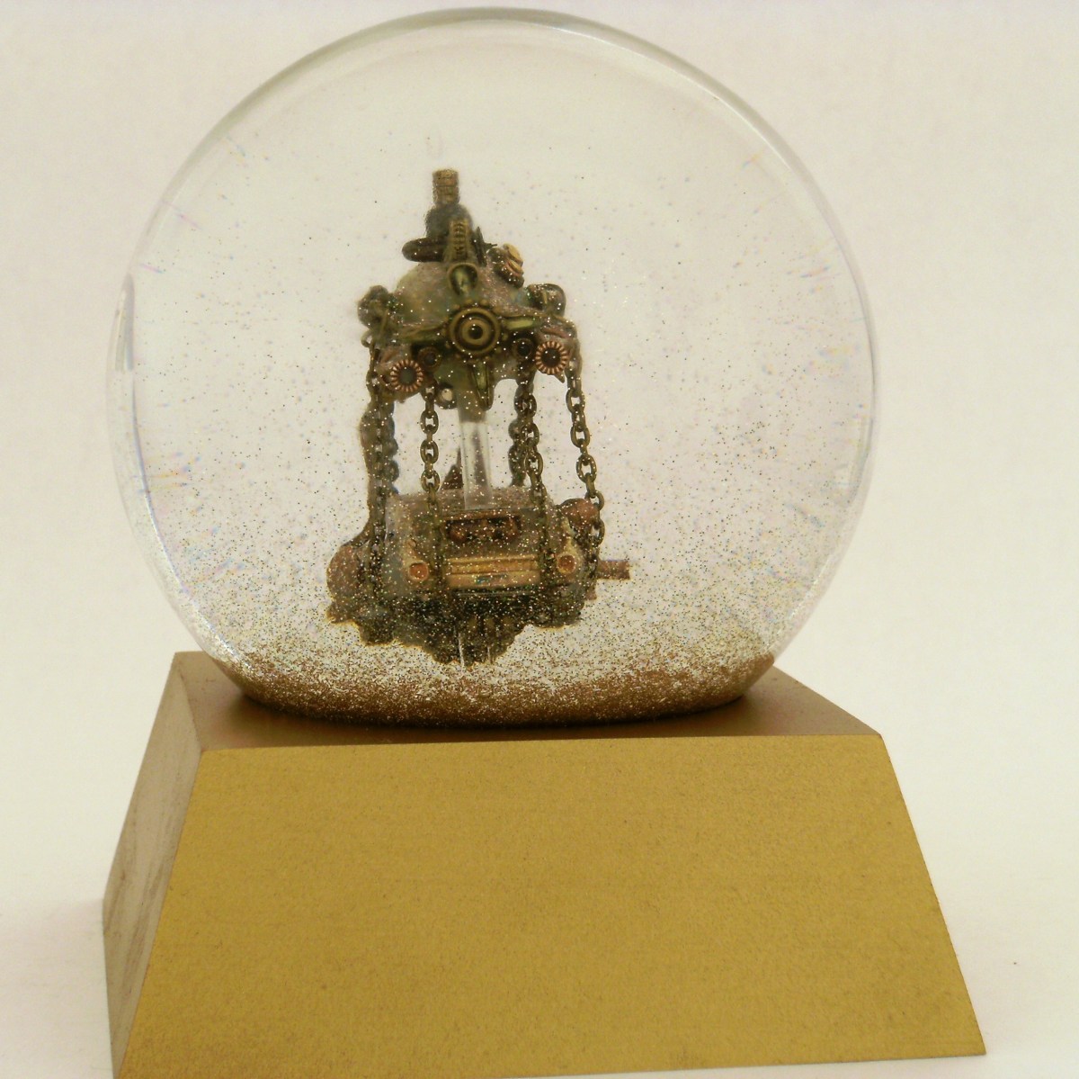 Airship Cadillac waterglobe, Camryn Forrest Designs 2013