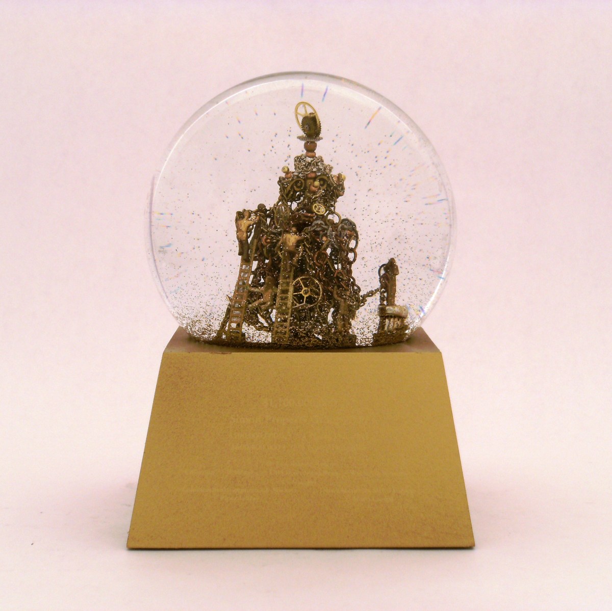 Making Christmas Time custom snow globe, Camryn Forrest Designs, 2013