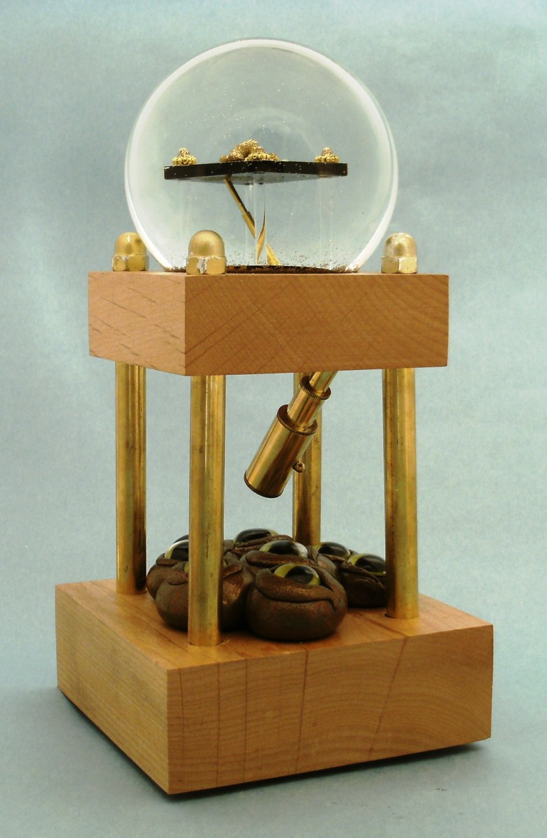 Things Are Looking Up custom snow globe, Camryn Forrest Designs 2014