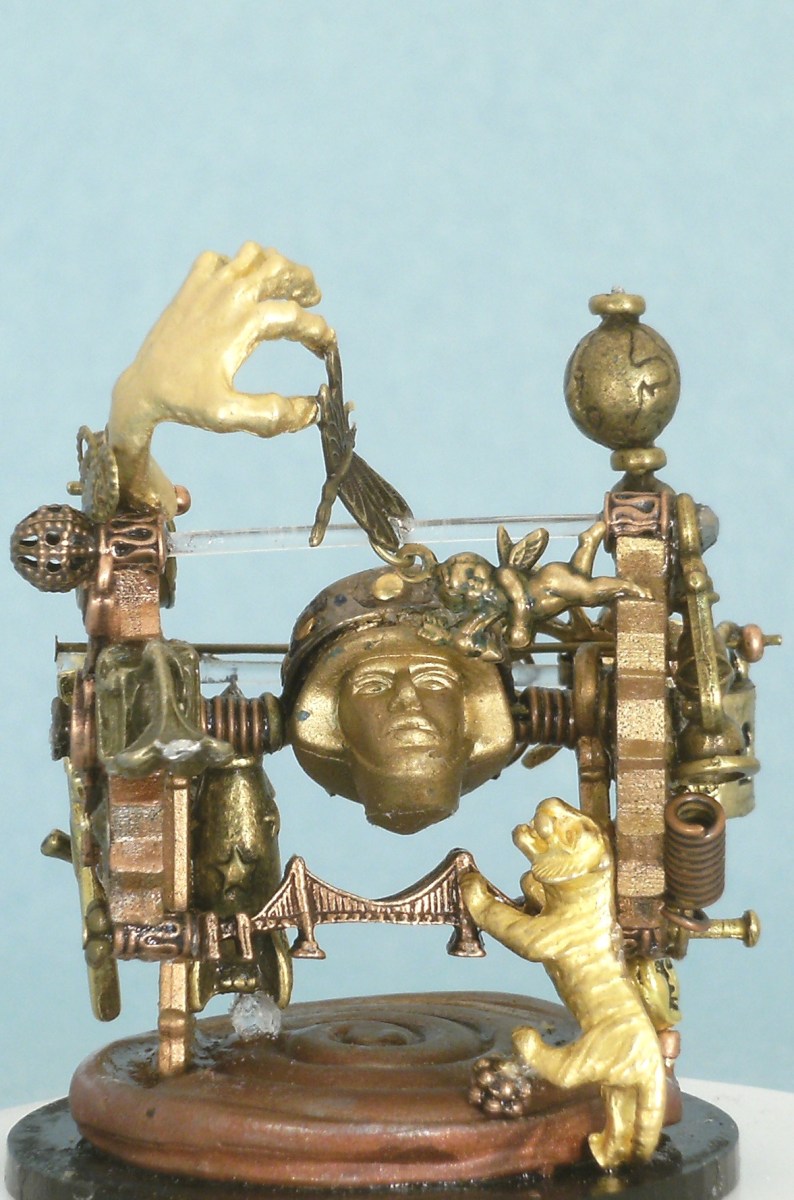 Random Thoughts Snowglobe Detail, Camryn Forrest Designs 2014