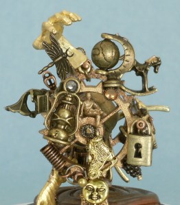 Random Thoughts Snowglobe Detail, Camryn Forrest Designs 2014