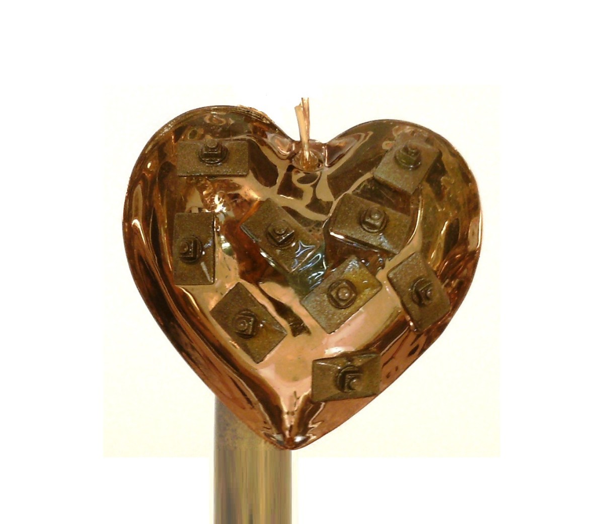 Armored Heart snow globe, Camryn Forrest Designs 2014