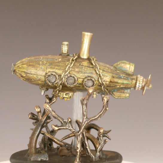 detail Below the Storm snow globe, Camryn Forrest Designs 2014