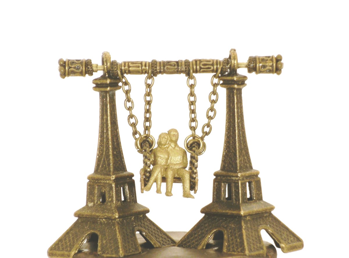 detail: Grow Old With Me, snow globe by Camryn Forrest Designs, Denver, CO