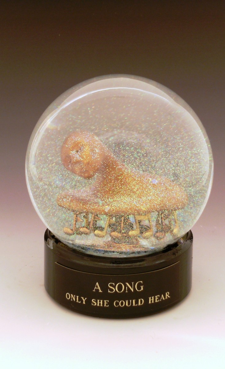 A song only she could hear - Snow Globe, Camryn Forrest Designs, Denver CO