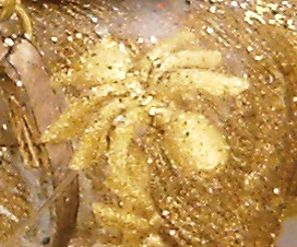 Detail Partly Cloudy, Chance of Ants: one of a kind snow globe water globe, Camryn Forrest Designs, Denver Colorad