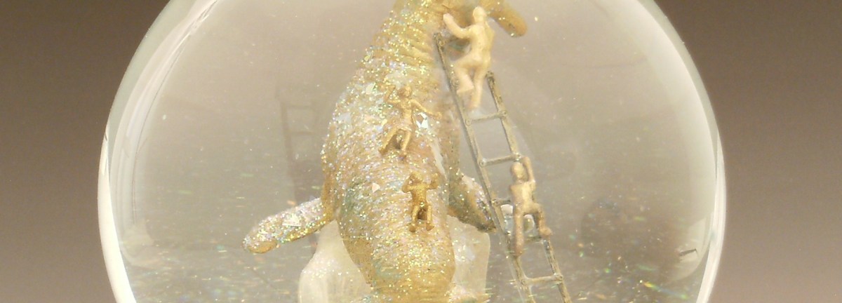 Snow Globe "I Climb the Walrus" Camryn Forrest Designs, Denver Colorado