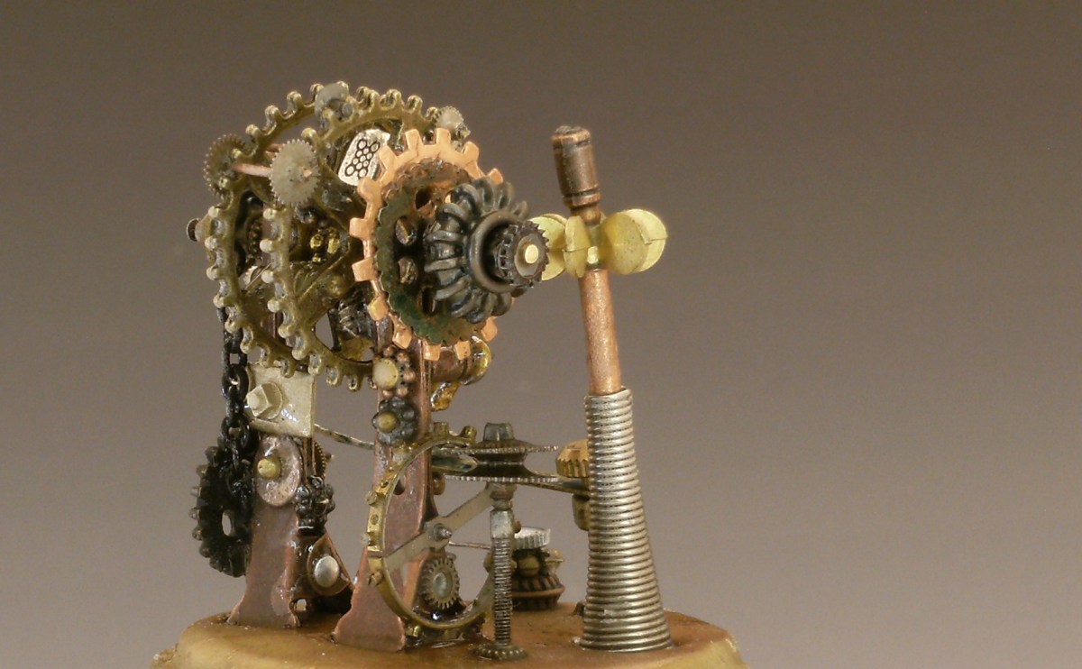 Gear Up snow globe by Camryn Forrest Designs, Denver, Colorado USA