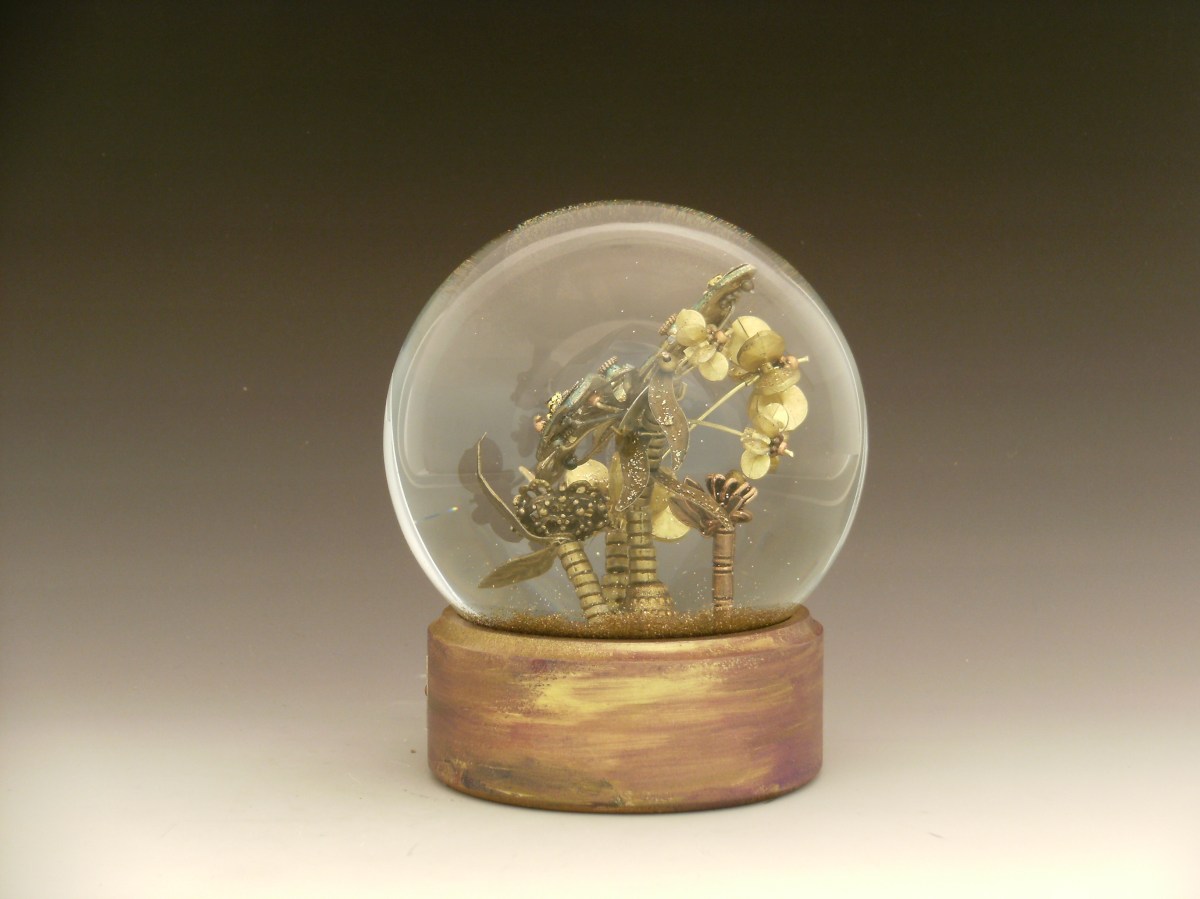 Kaleidescepe of Butterflies snow globe, Camryn Forrest Designs, Denver, Colorado